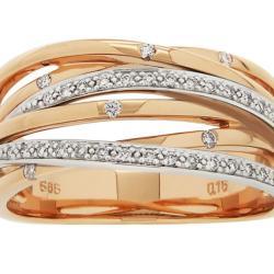 Rose Gold With Diamonds Ring
